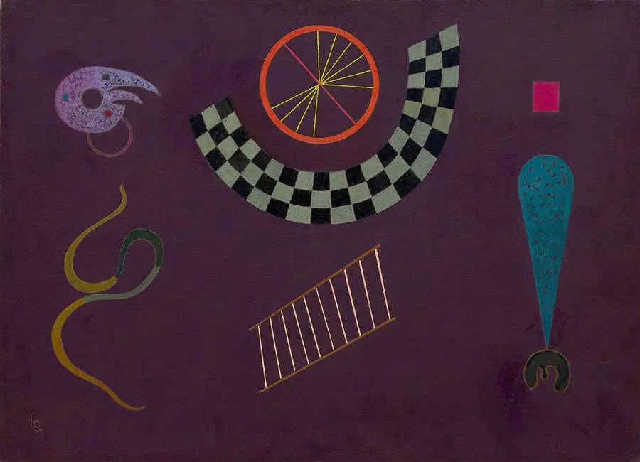 Bånd med firkanter - Vassily Kandinsky
