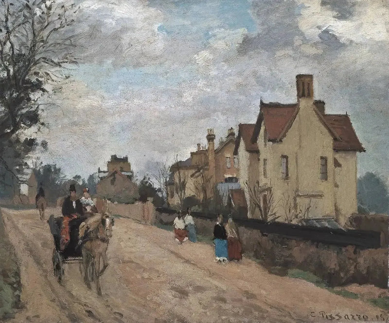 Gate i Upper Norwood - Camille Pissarro