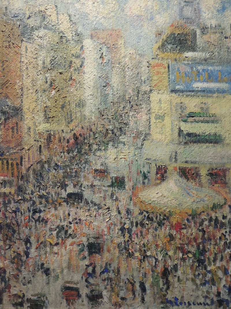 Rue Clignancourt i Paris, 14. juli 1926 - Gustave Loiseau