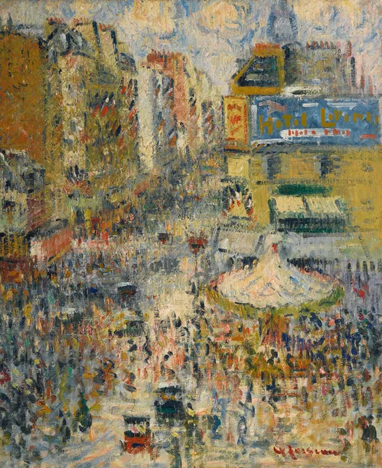 RUE DE CLIGNANCOURT, SOLSKINN, DEN FJORTENDE JULI - Gustave Loiseau