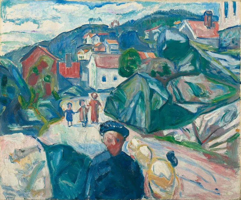 Kragerø-gaten - Edvard Munch