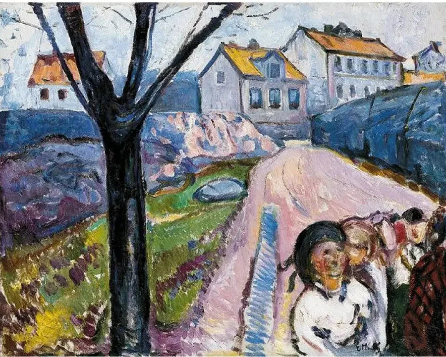 Kragerø-gaten - Edvard Munch