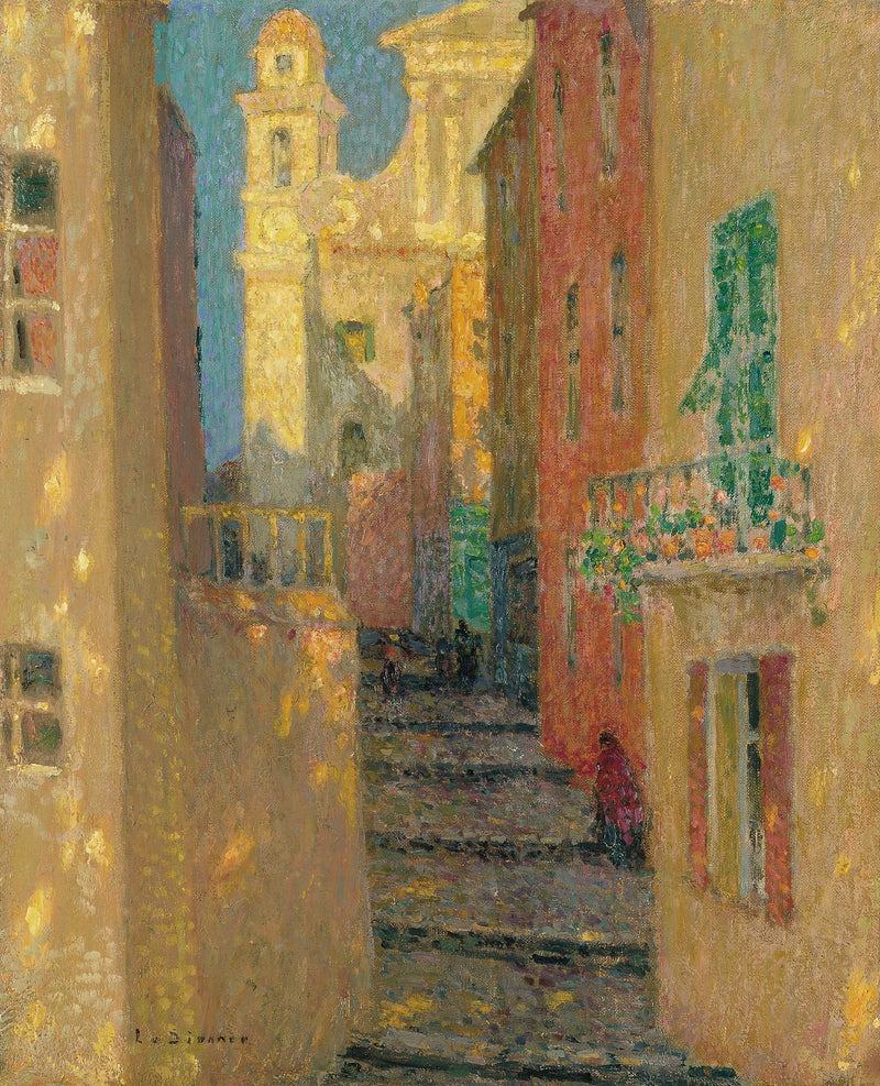 Kirkeveien, Villefranche-sur-Mer - Henri Le Sidaner