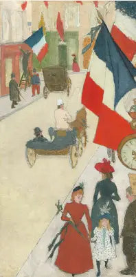 Rue de Parme i Paris, 14. juli - Pierre Bonnard