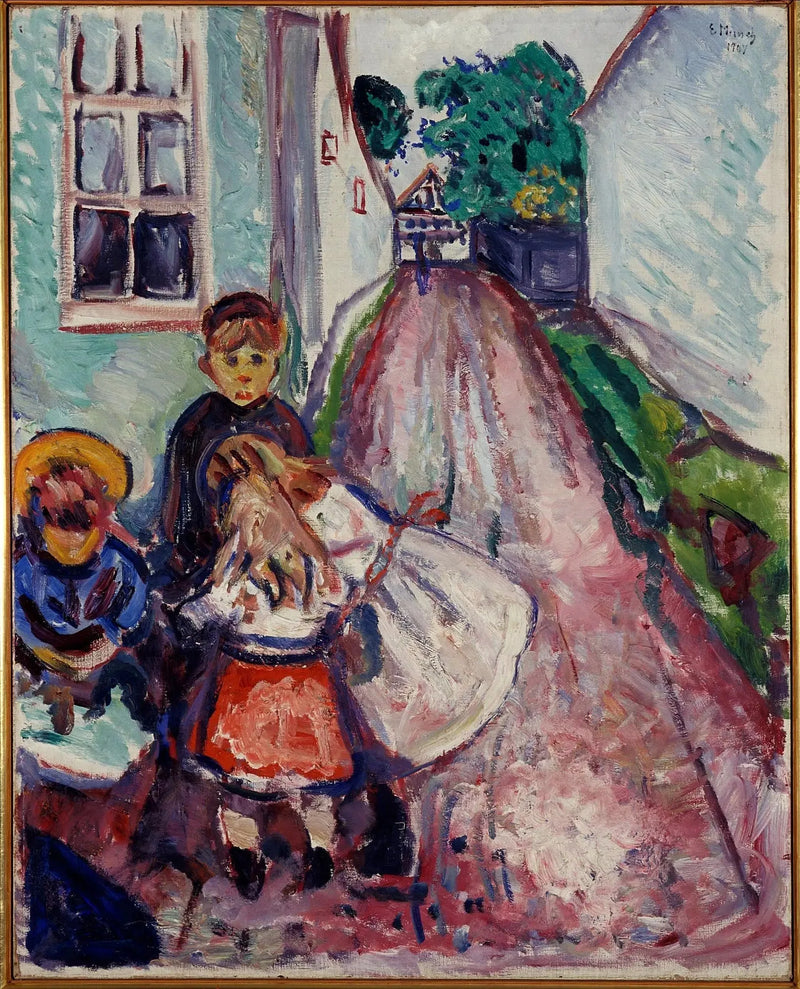 Warnemünde-gaten - Edvard Munch