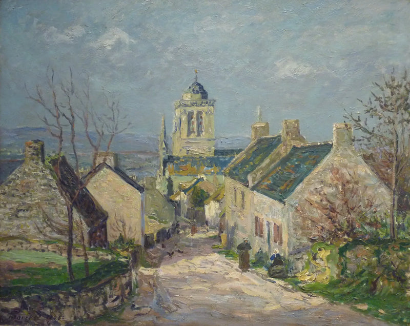 nedadgående gate i Locronan - Maxime Maufra
