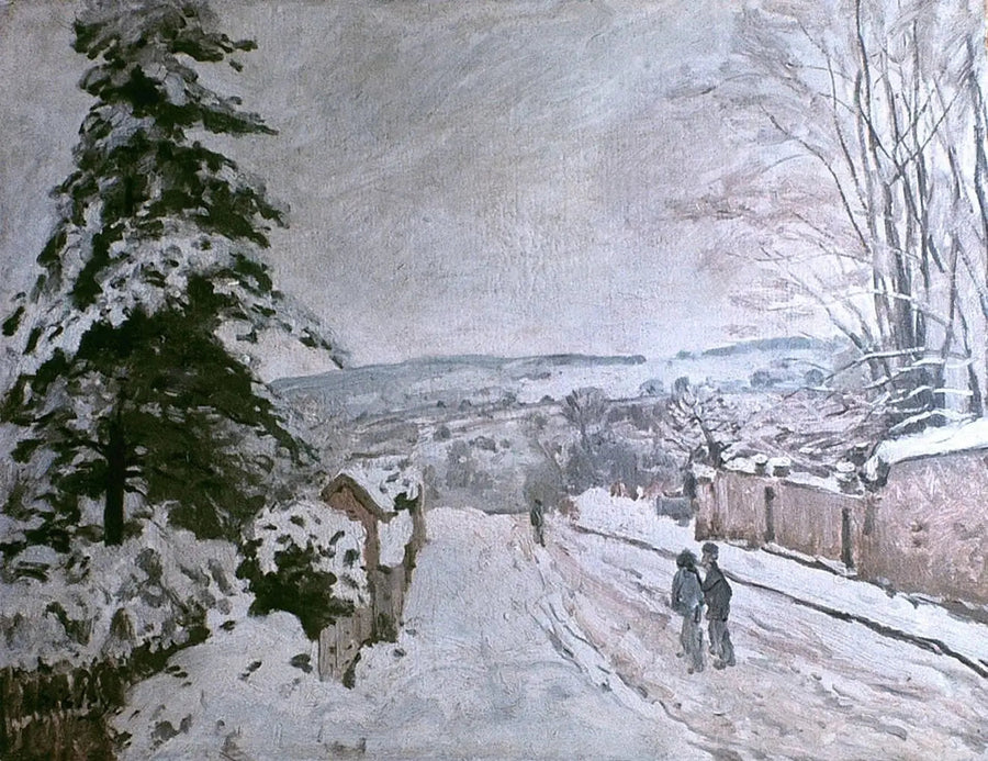 Rue du Cœur Volant i Louveciennes - Alfred Sisley