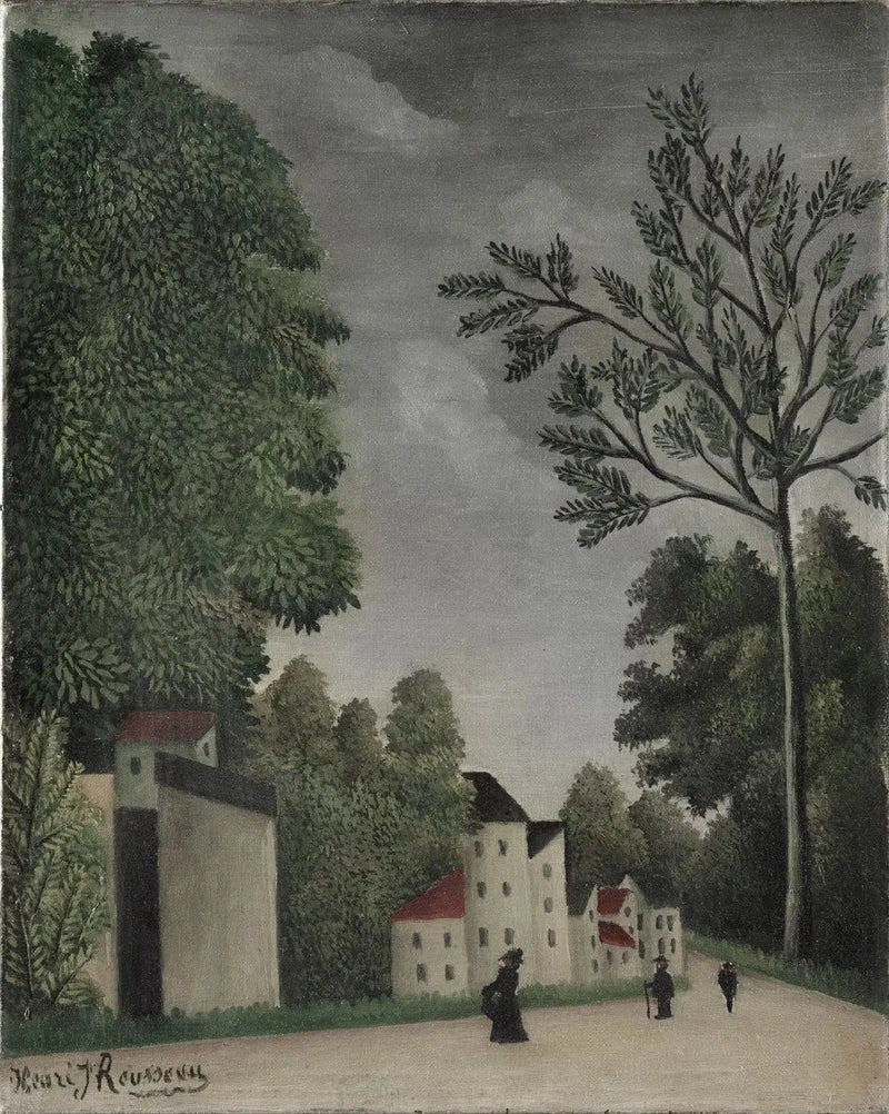 Villagegaten - Henri Rousseau