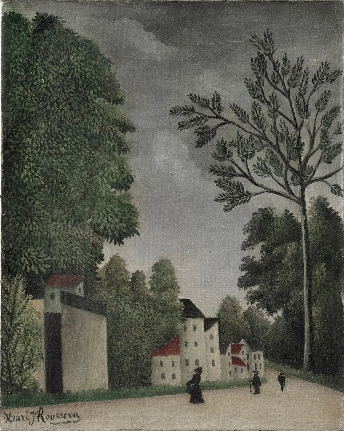 Rue du Village - Henri Rousseau - Alpha Reproduction