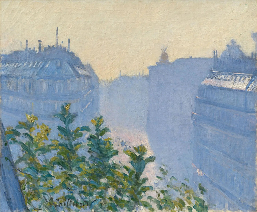 Rue Halévy, sett fra en balkong - Gustave Caillebotte