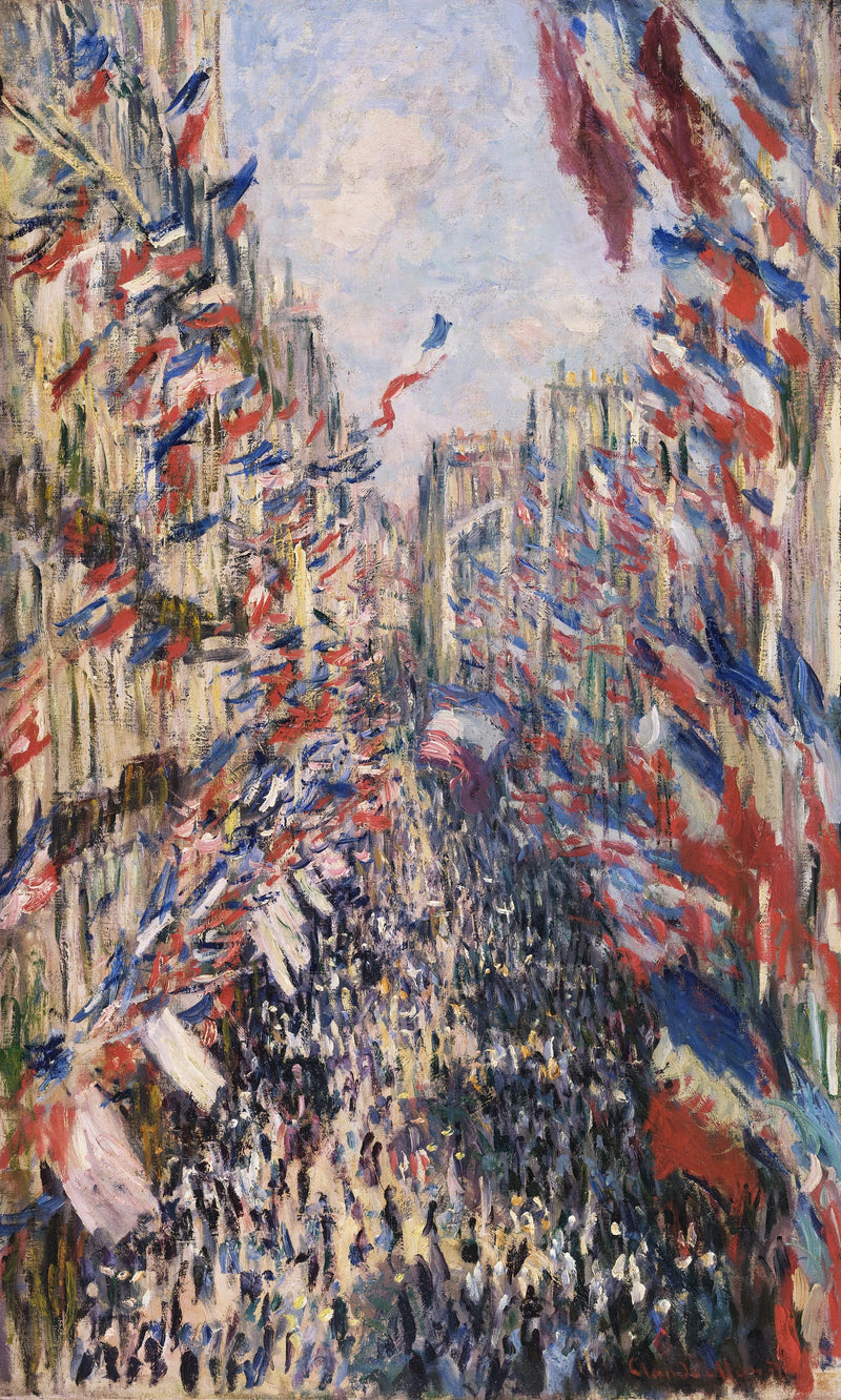 Rue Montorgueil, feiring av 30. juni 1878 W469 - Claude Monet