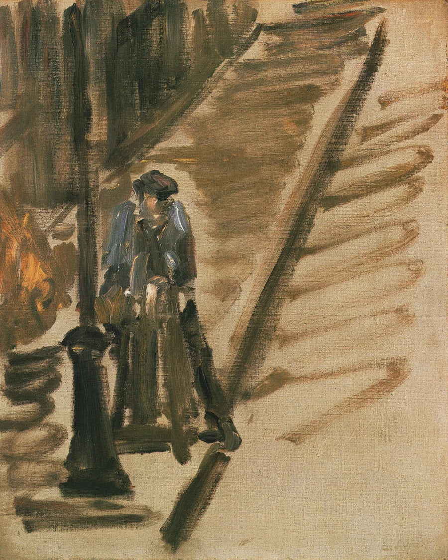 Rue Mosnier ved Rémouleur - Édouard Manet
