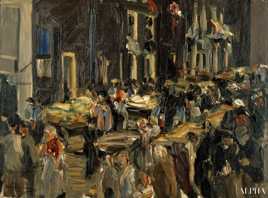 Ruelle de juif à Amsterdam - Max Liebermann - Reproductions de tableaux et peintures haut de gamme