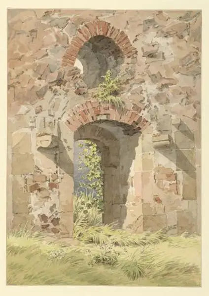 Ruinen av Heiligen Kreuz-porten, Meissen - Caspar David Friedrich