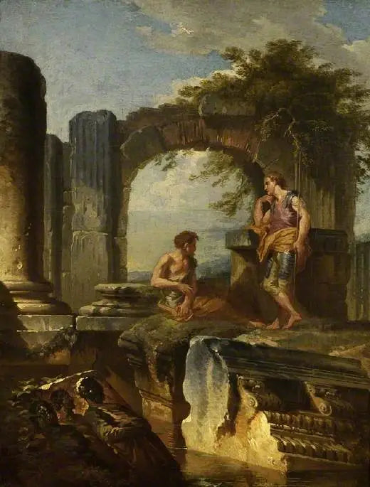 Ruiner med figurer - Giovanni Paolo Panini

Source:
Ruines avec figures - Giovanni Paolo Panini