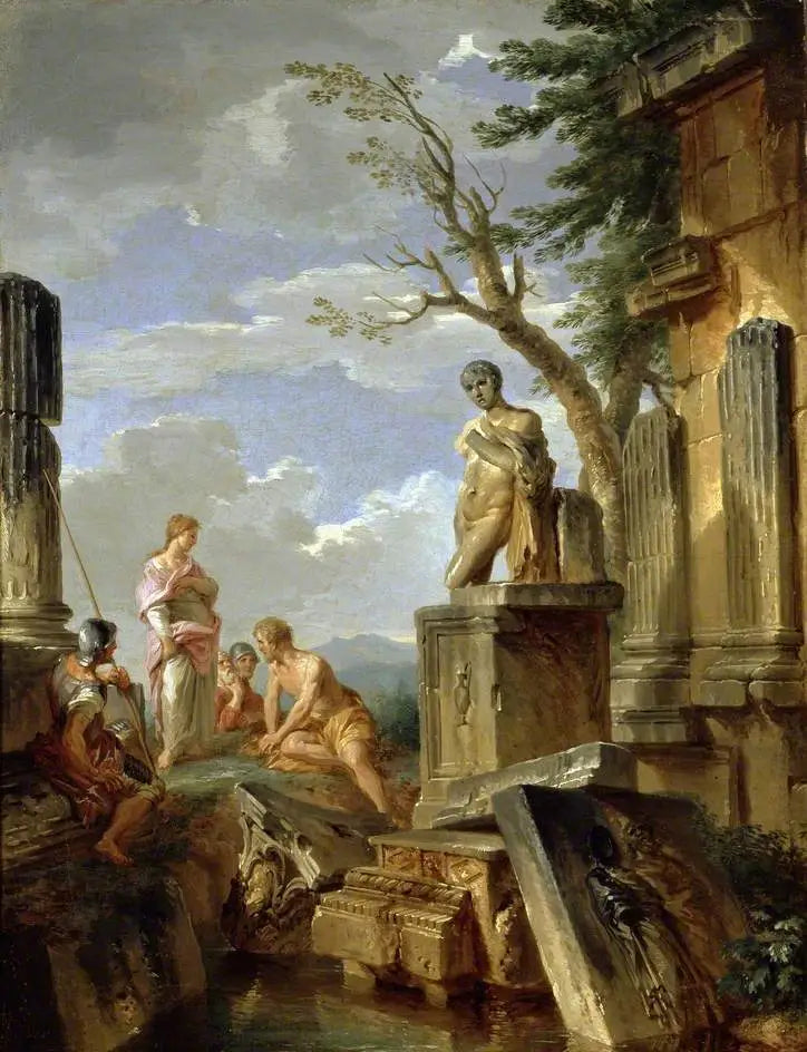 Ruin med en sibylle og andre figurer - Giovanni Paolo Panini

Source:
Ruines avec une sibylle et d'autres figures - Giovanni Paolo Panini