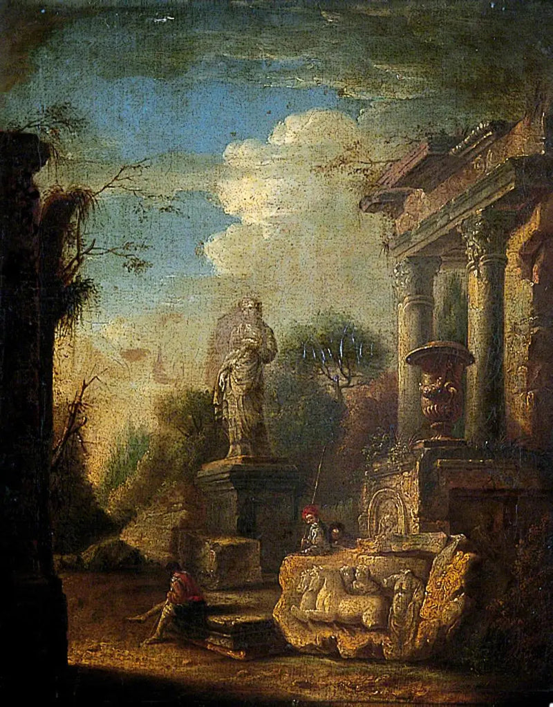 Ruin med en statue - Giovanni Paolo Panini

Source:
Ruines avec une statue - Giovanni Paolo Panini