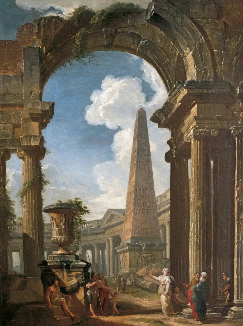 Ruiner av et tempel med en sibylle - Giovanni Paolo Panini

Source:
Ruines d'un temple avec une sibylle - Giovanni Paolo Panini