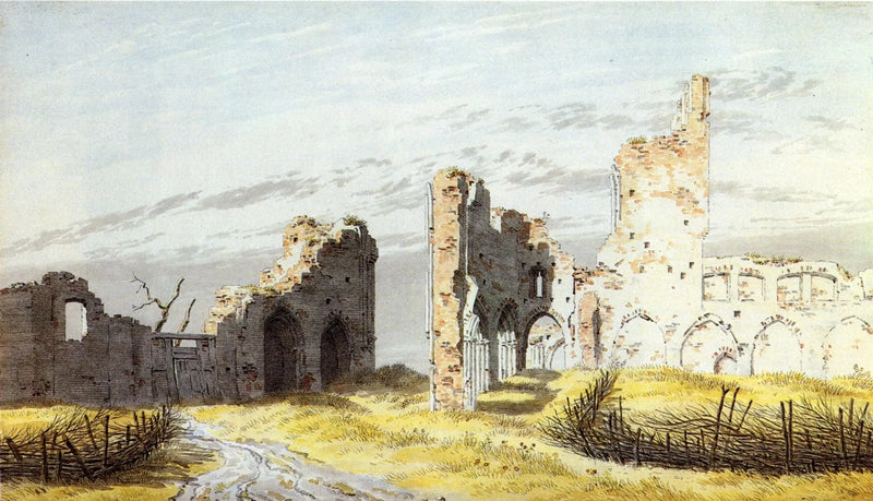 ruiner av Eldena-klosteret - Caspar David Friedrich