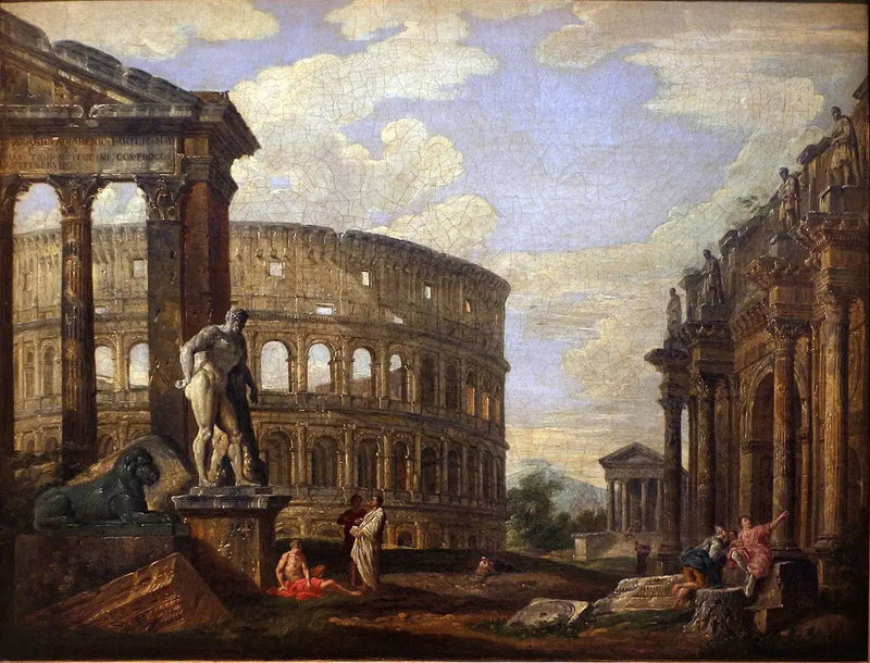 Ruiner av den antikke Roma - Giovanni Paolo Panini

Source:
Ruines de la Rome antique - Giovanni Paolo Panini