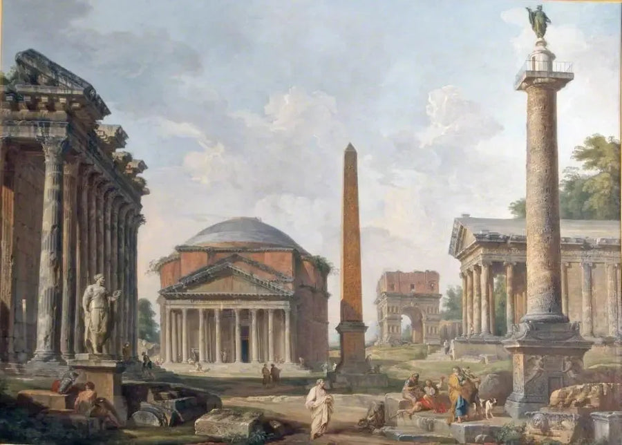 Ruinene av Roma - Giovanni Paolo Panini

Source:
Ruines de Rome - Giovanni Paolo Panini