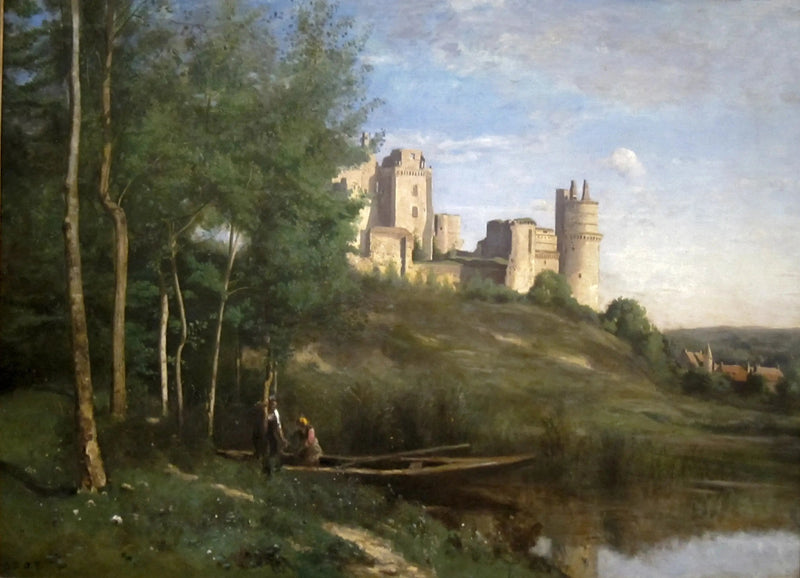 Ruiner av Château de Pierrefonds - Jean-Baptiste Camille Corot
