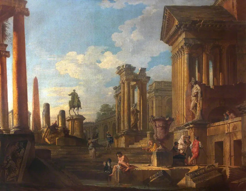 Romeriske ruiner med figurer - Giovanni Paolo Panini

Source:
Ruines romaines avec figures - Giovanni Paolo Panini