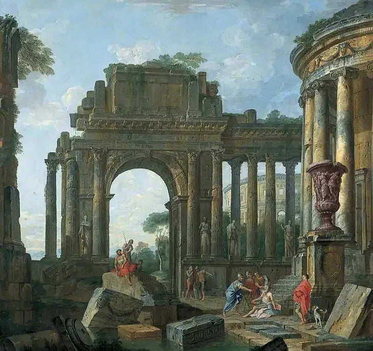 romerske ruiner - Giovanni Paolo Panini

Source:
ruines romaines - Giovanni Paolo Panini