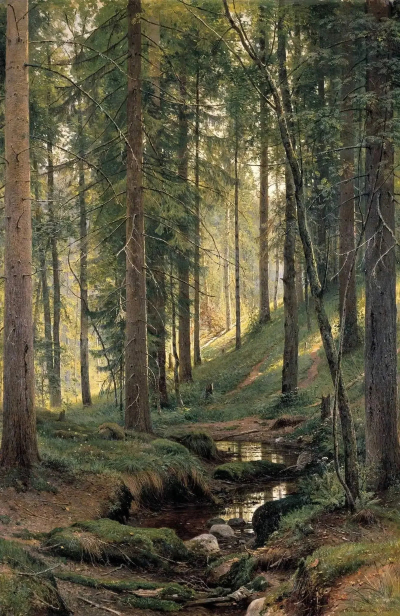 Elv i skogen (På skråningen) - Ivan Chichkine

Source:
Ruisseau dans la forêt (Sur la pente) - Ivan Chichkine