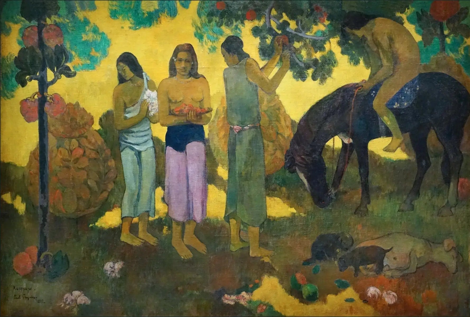 Reproduction du tableau « Ruperupe - Paul Gauguin » par Alpha Reproduction en peinture à l’huile