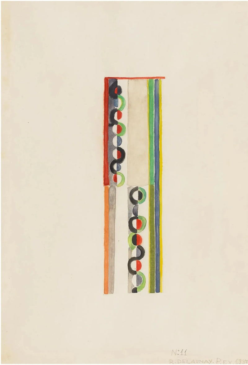 Fargerik rytme - Robert Delaunay