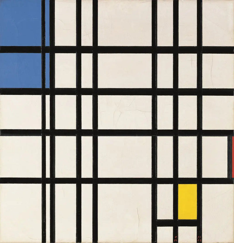 Rytme av rette linjer (og farge?) - Piet Mondrian