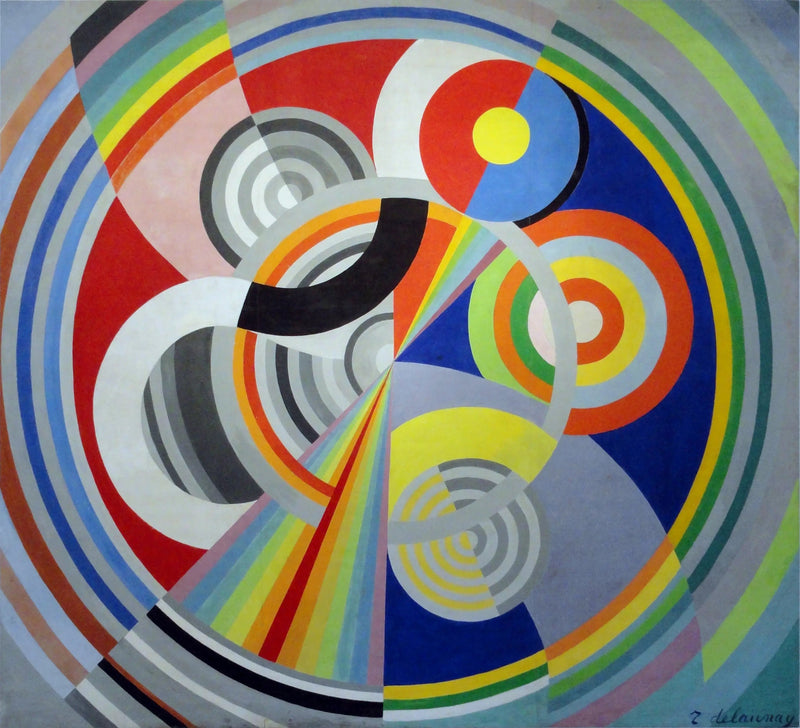 Rytme nr. 1, dekorasjon for Salon des Tuileries - Robert Delaunay