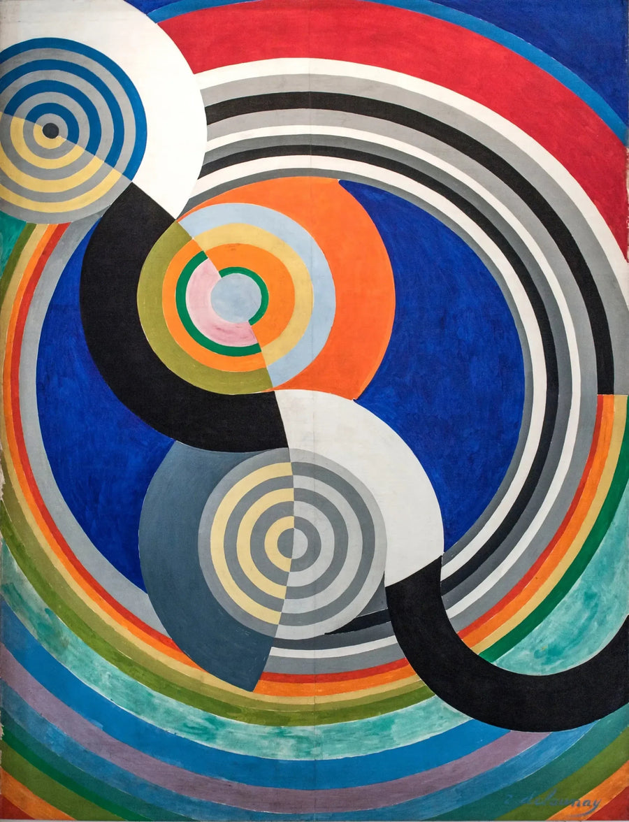 Rytme nr. 2, dekorasjon for salongen i Tuileries - Robert Delaunay