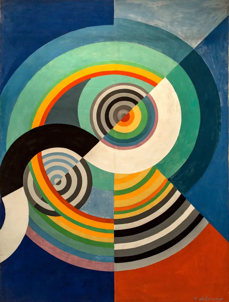 Rytme nr. 3, dekorasjon for salongen i Tuileries - Robert Delaunay