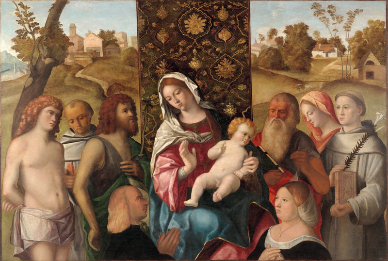 Sacra Conversazione med donorer - Cima da Conegliano