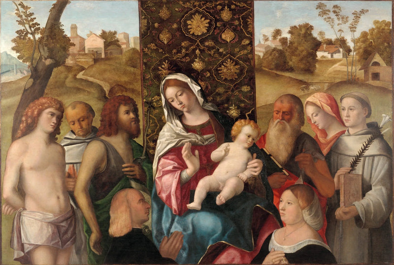 Sacra Conversazione med donorer - Cima da Conegliano