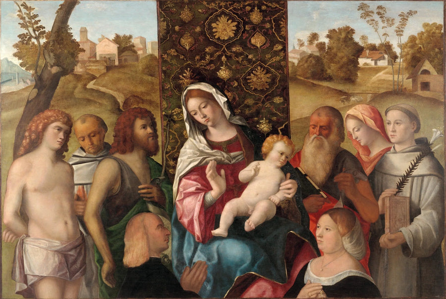 Sacra Conversazione med donorer - Cima da Conegliano