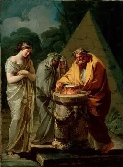 Offer til Vesta - Francisco de Goya