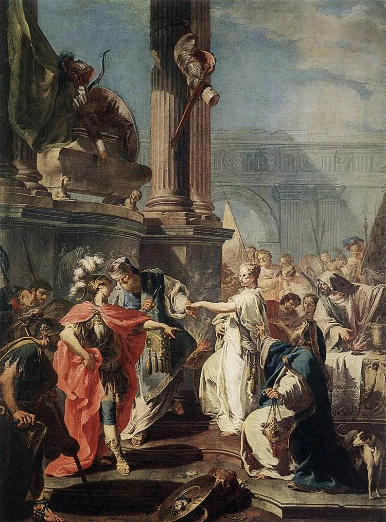 Polyxenes ofring - Giovanni Battista Pittoni