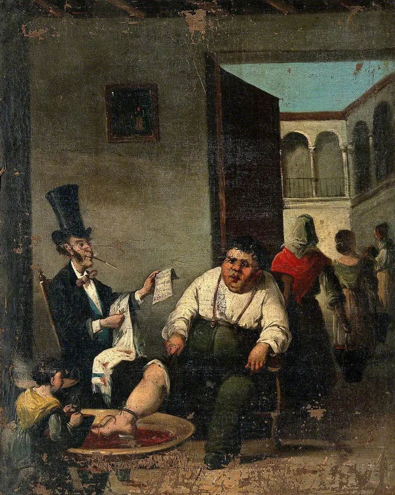 Bloduttak fra foten - Honoré Daumier