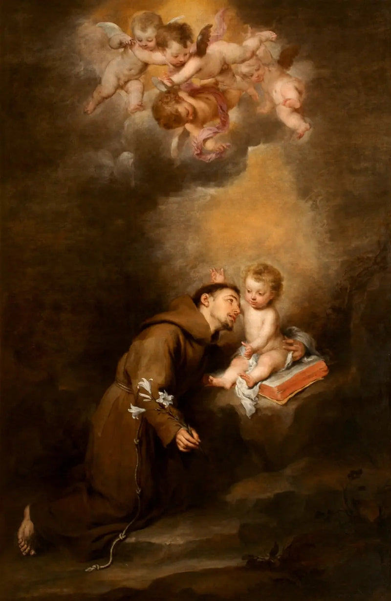 Saint Antoine de Padoue med barnet - Bartolomé Esteban Murillo

Source:
Saint Antoine de Padoue avec l'Enfant - Bartolomé Esteban Murillo