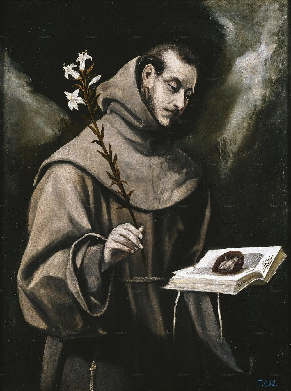 Saint Antoine de Padoue - El Greco image 1 tableau peint à l’huile sur toile