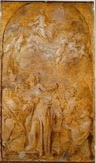 Saint Augustin som kontemplerer Treenigheten - Antoine van Dyck

Source:
Saint Augustin contemplant la Trinité - Antoine van Dyck