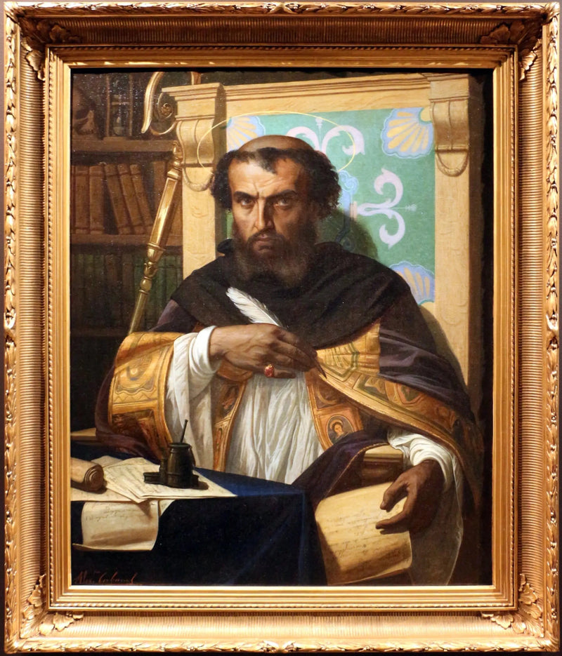 Saint Augustin på sitt kontor - Alexandre Cabanel

Source:
Saint Augustin dans son bureau - Alexandre Cabanel