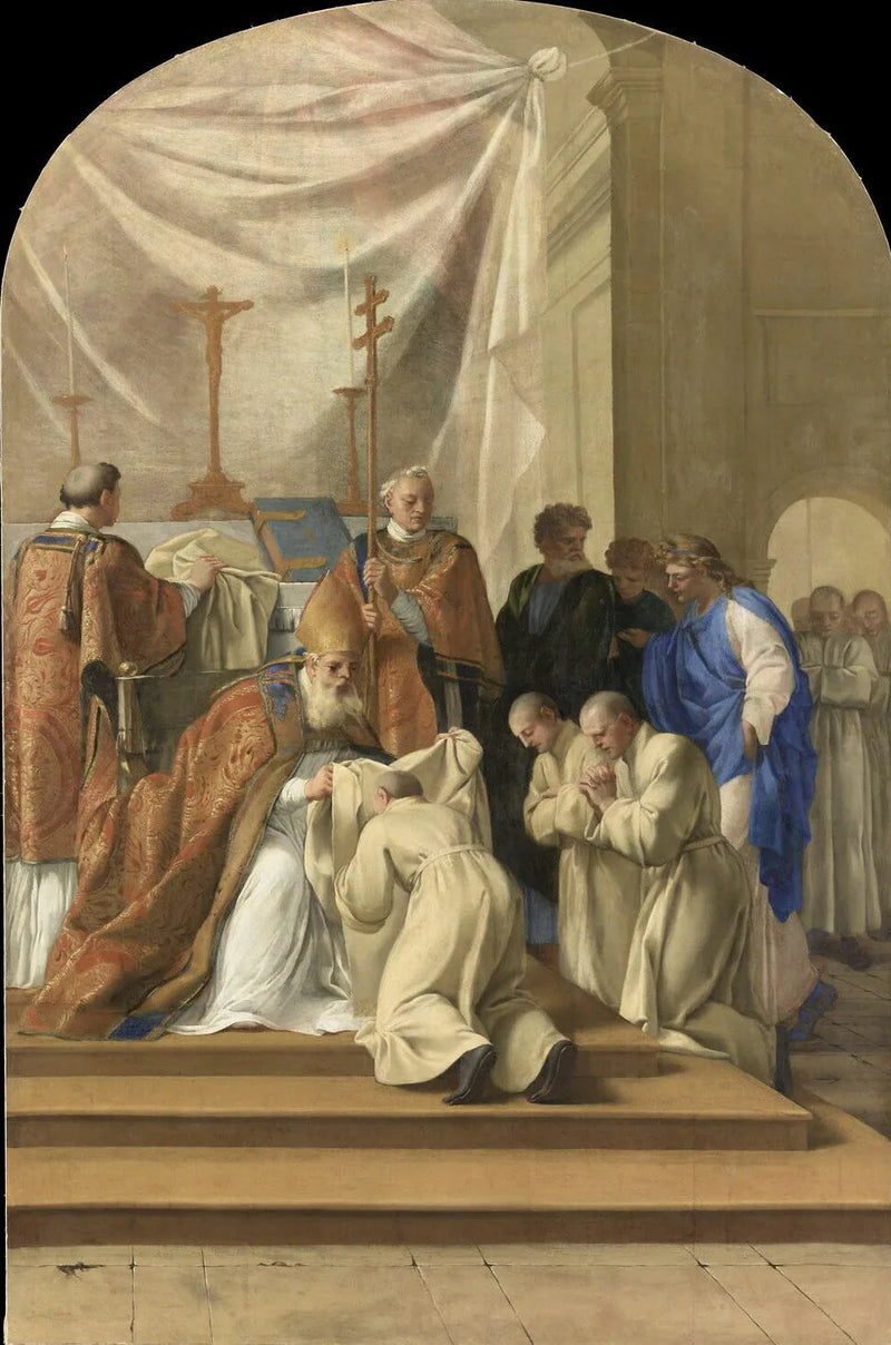 Saint Bruno tar monastikkhabit - Eustache Le Sueur