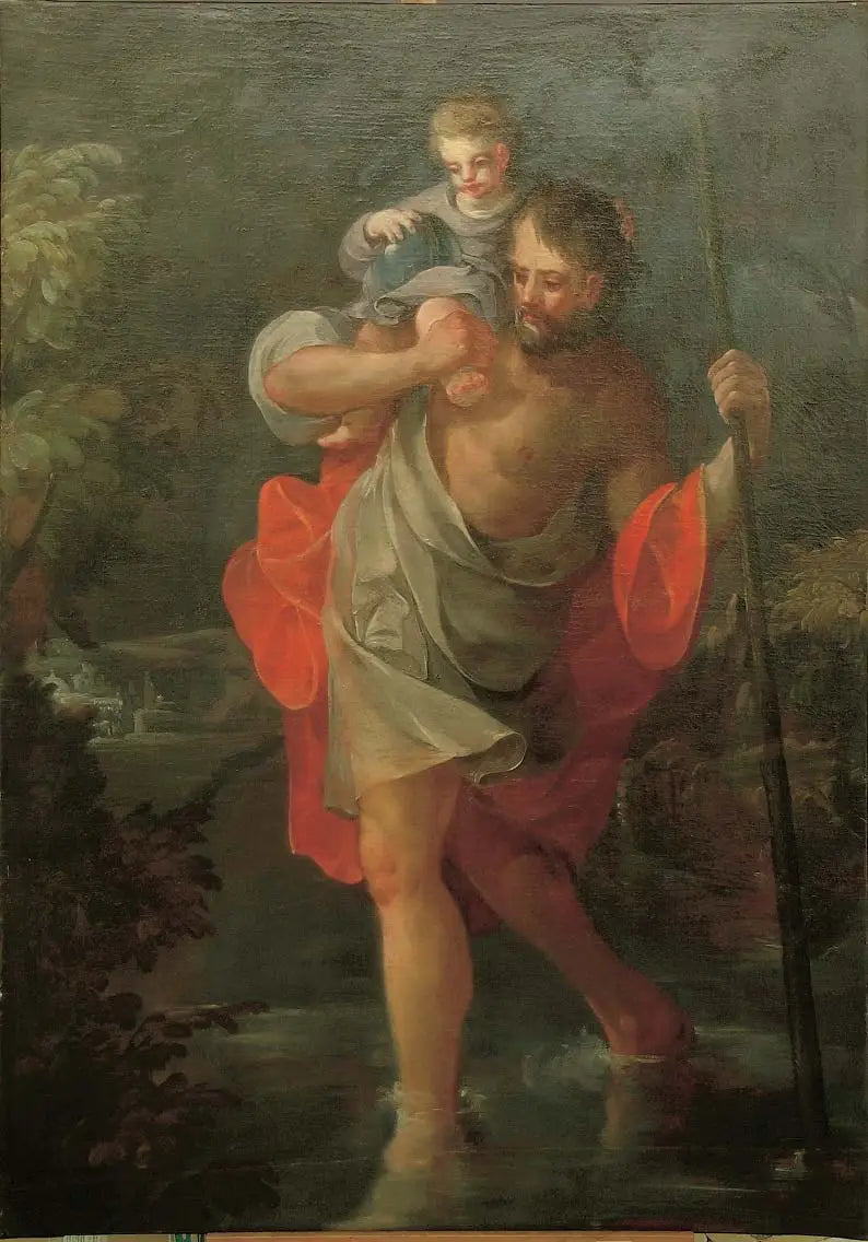 Saint Christophe - Francisco de Goya image 1 reproduction de peinture à l’huile