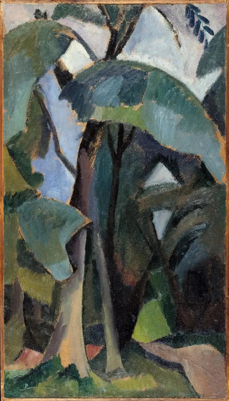 Saint-Cloud, landskapsstudie - Robert Delaunay