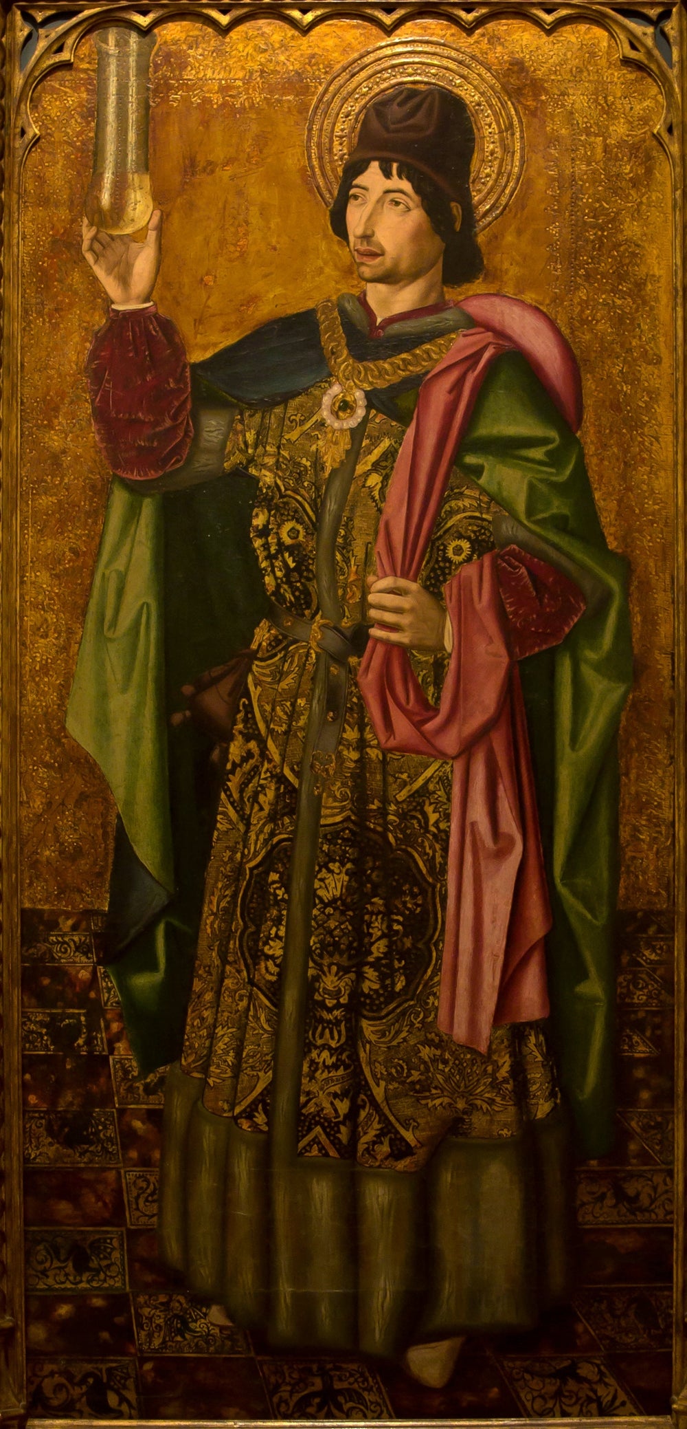 Saint Damien - Bartolomé Bermejo image 1 copie de tableau peinte à la main
