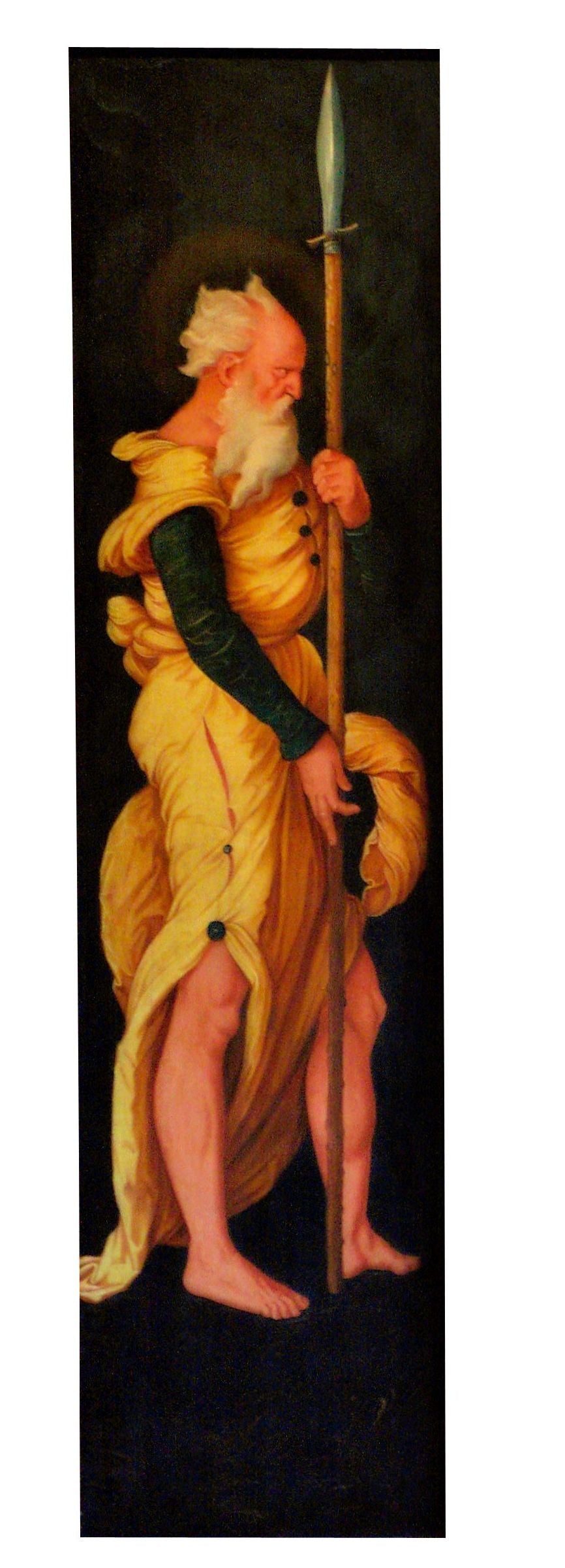 Den stående helgen - Hans Baldung Grien